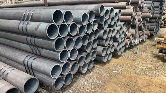 ASTM A106 Seamless Round Alloy Steel Pipe Sea Package 12meters