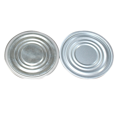 Tutup Kaleng Tinplate Baja Pengemasan Makanan Tutup Kaleng 153mm Diameter Bawah Timah 0,14mm