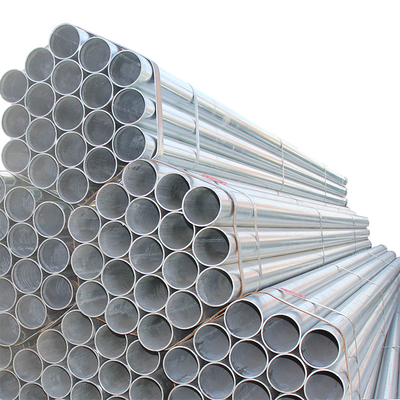 Anti-korosi Galvanized Steel Pipe Hot-dip Seamless Round Tube Struktur Bangunan
