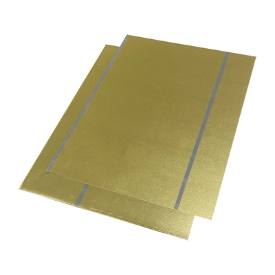 Lacquer Tinplate 600mm Dengan Pernis Emas Untuk Wadah