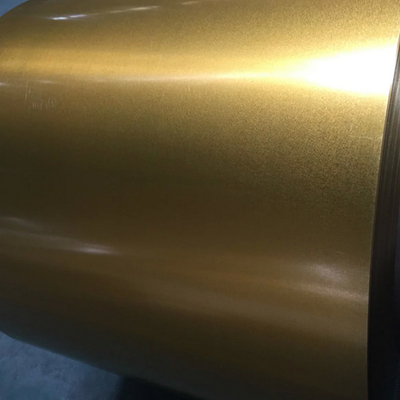 ETP Electrolytic Steel Tinplate Gold Color Printed Sheet Untuk Membuat Kemasan Logam