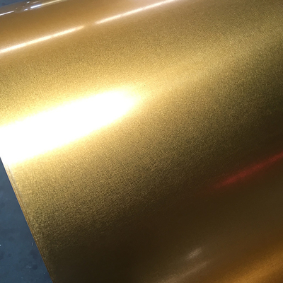 ETP Electrolytic Steel Tinplate Gold Color Printed Sheet Untuk Membuat Kemasan Logam