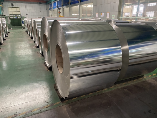 Cold Rolled Electrolytic Steel Tinplate Sheet Coil Untuk Susu Bubuk Kaleng 0.25mm EN10202