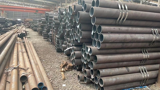 ASTM A106 Seamless Round Alloy Steel Pipe Sea Package 12meters