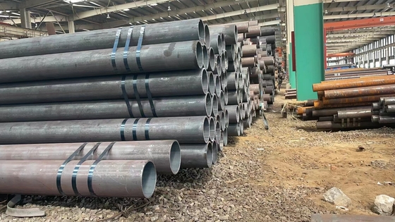ASTM A106 Seamless Round Alloy Steel Pipe Sea Package 12meters