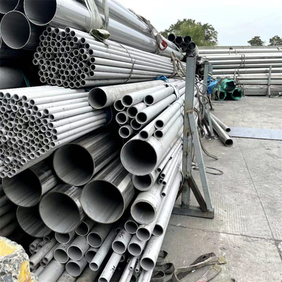100mm Stainless Steel Heat Exchange Tubes Pipe Untuk Zat Asam Dan Alkali