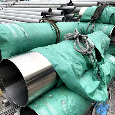 100mm Stainless Steel Heat Exchange Tubes Pipe Untuk Zat Asam Dan Alkali