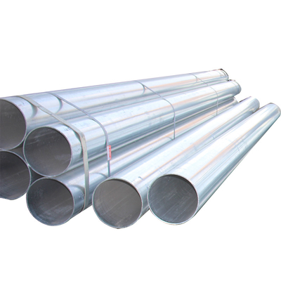 Anti-korosi Galvanized Steel Pipe Hot-dip Seamless Round Tube Struktur Bangunan