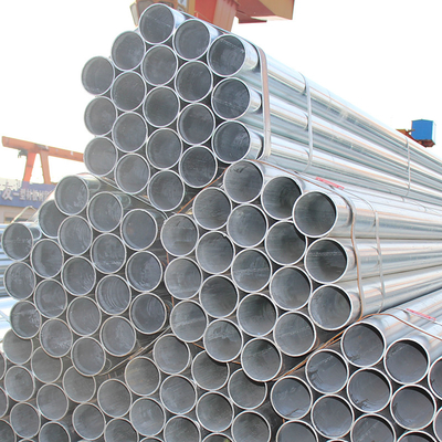 15mm Ketebalan Pre Galvanized Steel Tube Pipe Hot Dipped GI Round Tubing
