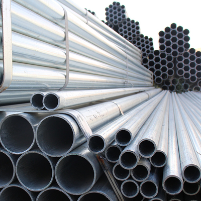 Hot Dip Galvanized Steel GI Pipe And Tube 1mm-20mm Untuk Konstruksi