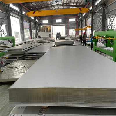 Lembar baja tahan karat 316Ti Astm yang digulung panas No 1 Ketebalan 3-50mm