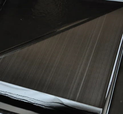 304 316 316L Garis Rambut Finish Stainless Steel Sheet