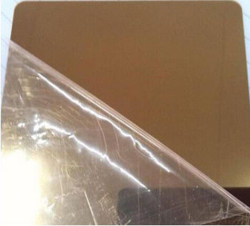 SS201 304 316 430 Emas Cermin Stainless Steel Sheet