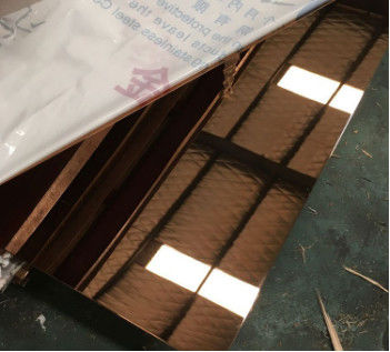 SS201 304 316 430 Emas Cermin Stainless Steel Sheet
