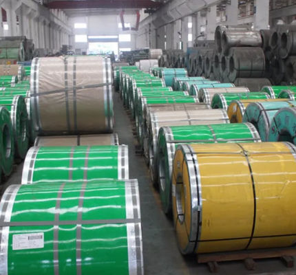 Hot Rolled SS300 SS400 Stainless Steel Coils BA 2B 3mm Sampai 2000mm