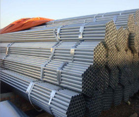 Q195 Q215 Tabung Bulat Baja Galvanis, Pipa Baja Galvanis Q345 Hot Dip