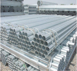 Q195 Q215 Tabung Bulat Baja Galvanis, Pipa Baja Galvanis Q345 Hot Dip