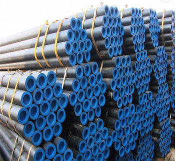Round Black 5.8m To 12m A53 Carbon Seamless Pipe