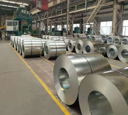 Seng Dilapisi Hot Dipped Ral Galvanized Coil Stock 304