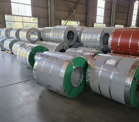 Ppgi Dx51d Bahan Bangunan Galvalume Steel Coil Prepainted