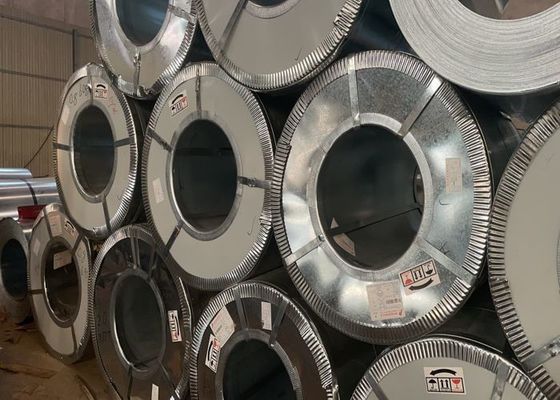 Hot Dipped Galvanizing Dx51 Zinc Coated Steel Coil Lebar 600mm