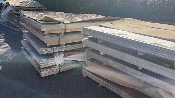 Konstruksi ASME Cold Rolled Stainless Steel Plate 2000mm X 1500mm