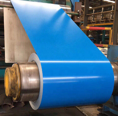 Warna Coated Ppgi Galvanized Steel Coil Untuk Bahan Bangunan