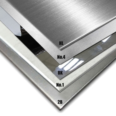 CE 4x8 Panel Baja Tahan Karat 304L BA Datar SS 304 Lembar